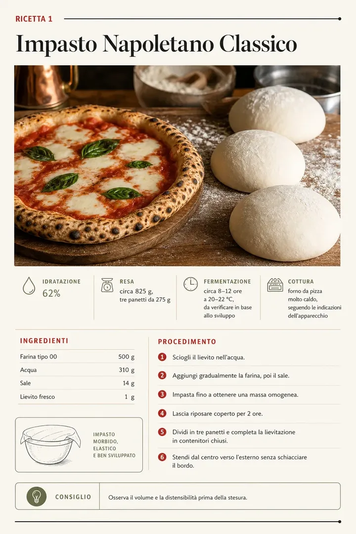 Pagina della guida degli impasti per pizza 4