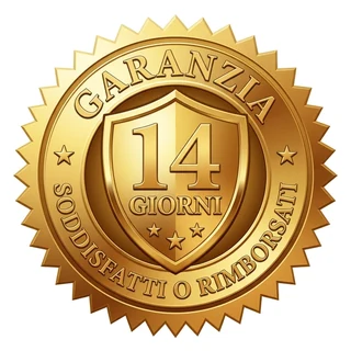 Garanzia 14 giorni soddisfatti o rimborsati